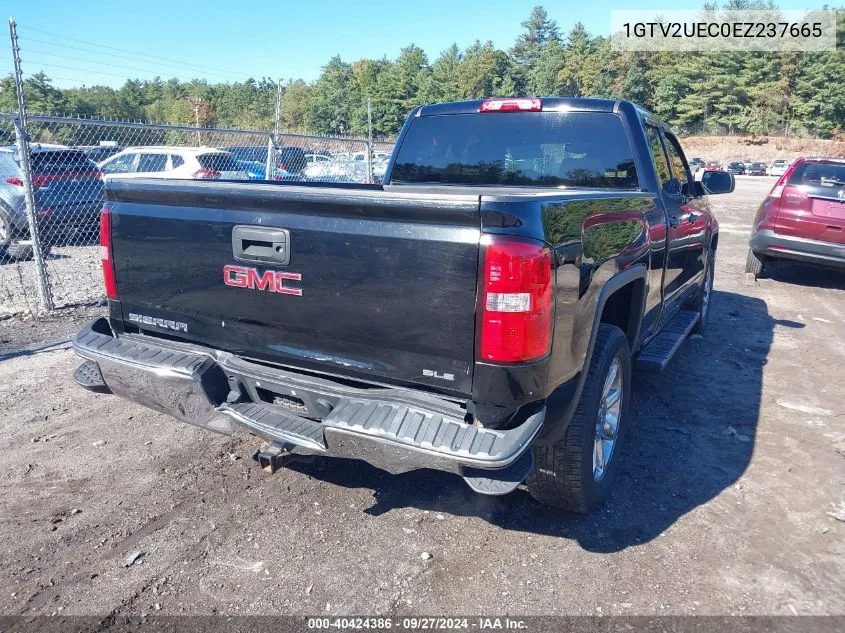 2014 GMC Sierra 1500 Sle VIN: 1GTV2UEC0EZ237665 Lot: 40424386