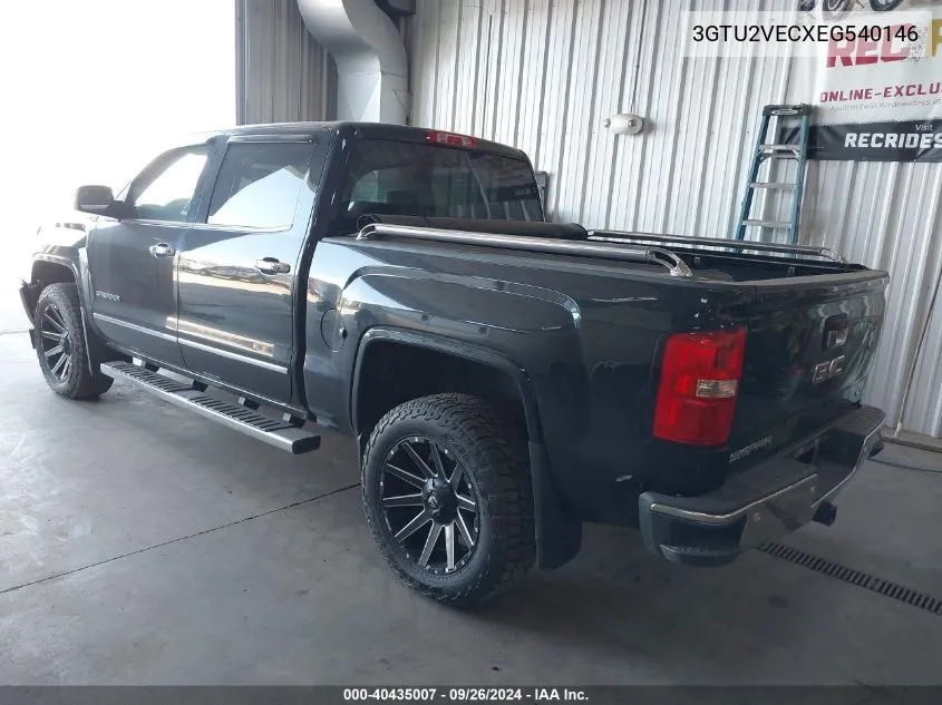 2014 GMC Sierra 1500 Slt VIN: 3GTU2VECXEG540146 Lot: 40435007