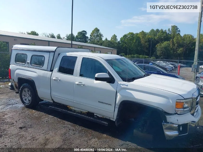 2014 GMC Sierra 1500 Sle VIN: 1GTV2UEC9EZ302738 Lot: 40450392