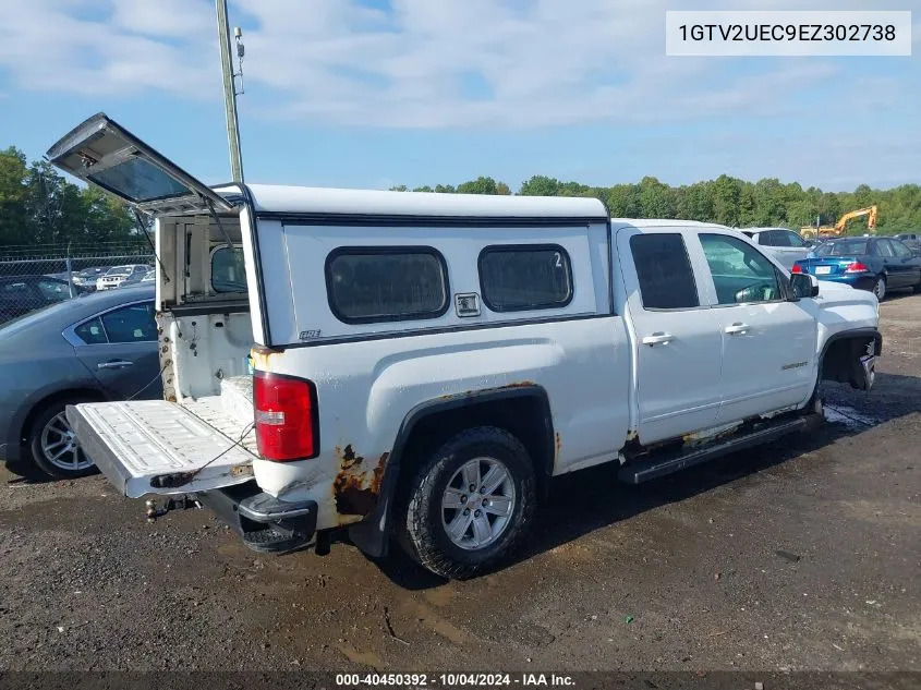 2014 GMC Sierra 1500 Sle VIN: 1GTV2UEC9EZ302738 Lot: 40450392