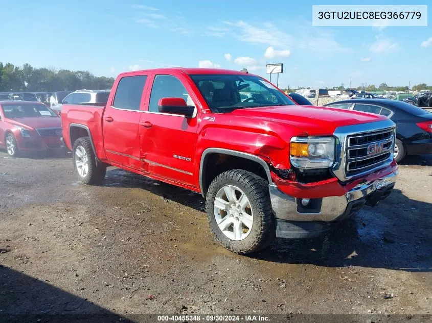 2014 GMC Sierra 1500 Sle VIN: 3GTU2UEC8EG366779 Lot: 40455348