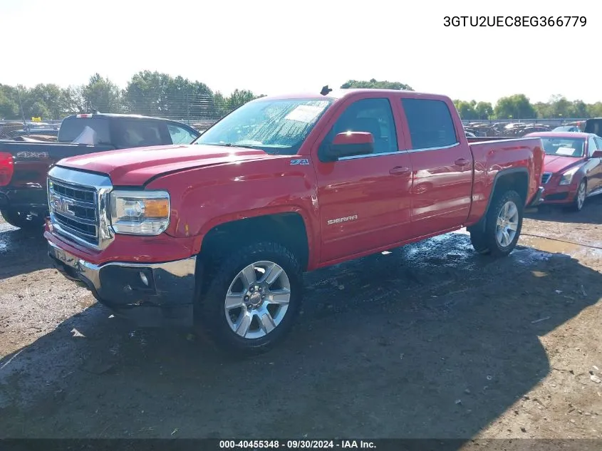 2014 GMC Sierra 1500 Sle VIN: 3GTU2UEC8EG366779 Lot: 40455348