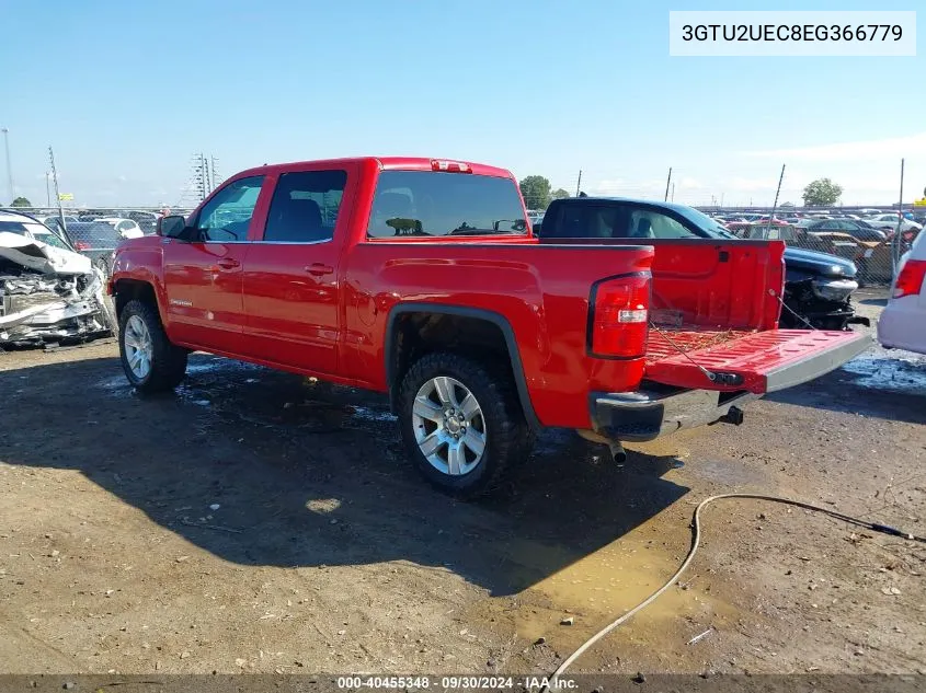 2014 GMC Sierra 1500 Sle VIN: 3GTU2UEC8EG366779 Lot: 40455348