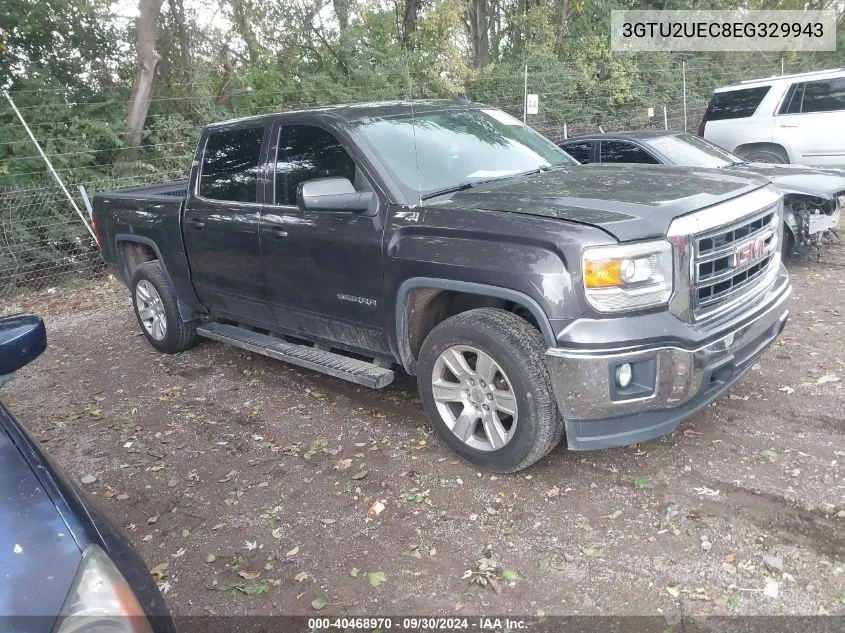 2014 GMC Sierra 1500 K1500 Sle VIN: 3GTU2UEC8EG329943 Lot: 40468970