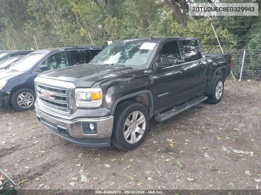 2014 GMC Sierra 1500 K1500 Sle VIN: 3GTU2UEC8EG329943 Lot: 40468970