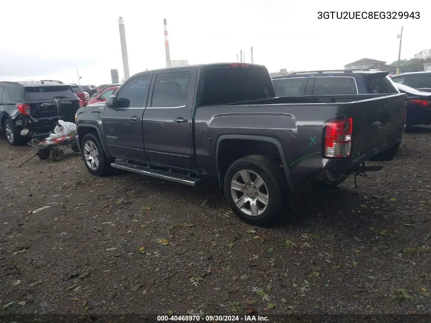 2014 GMC Sierra 1500 K1500 Sle VIN: 3GTU2UEC8EG329943 Lot: 40468970