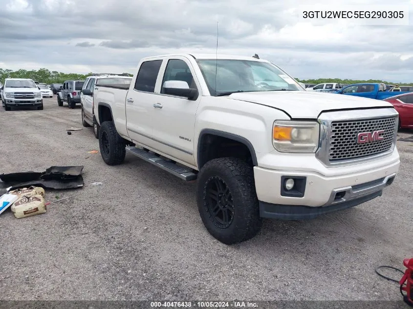 2014 GMC Sierra 1500 Denali VIN: 3GTU2WEC5EG290305 Lot: 40476438