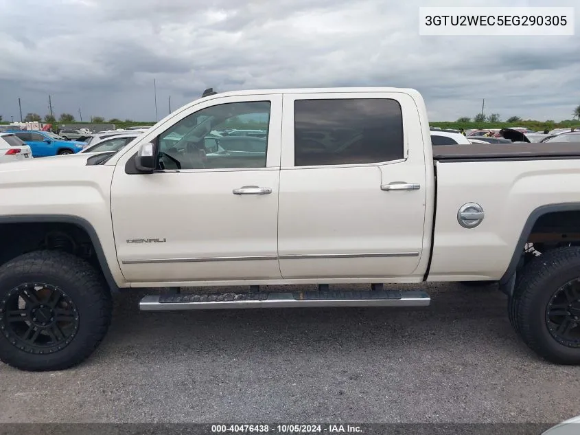 2014 GMC Sierra 1500 Denali VIN: 3GTU2WEC5EG290305 Lot: 40476438