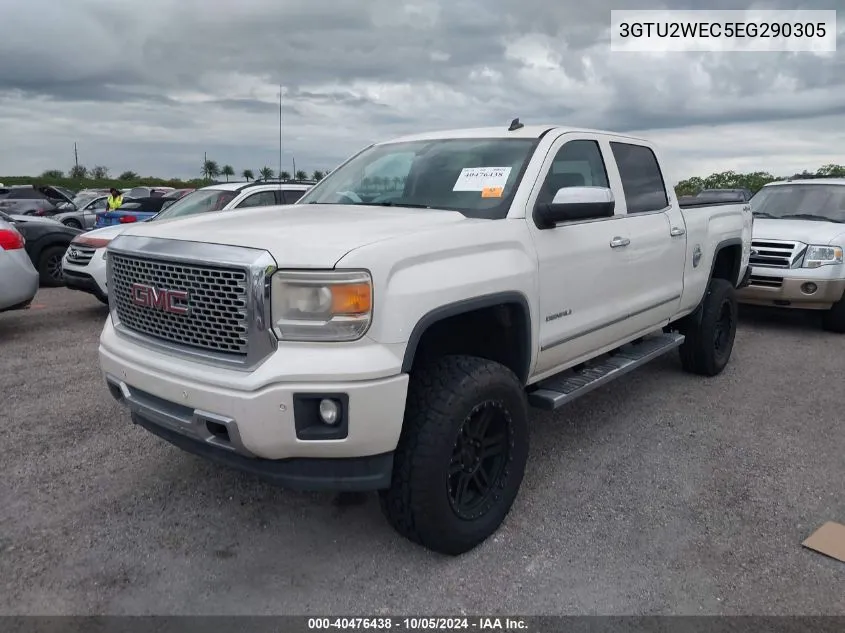 2014 GMC Sierra 1500 Denali VIN: 3GTU2WEC5EG290305 Lot: 40476438