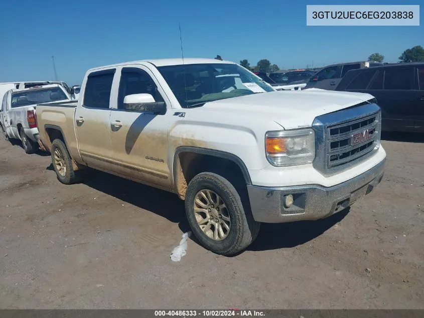 2014 GMC Sierra 1500 Sle VIN: 3GTU2UEC6EG203838 Lot: 40486333