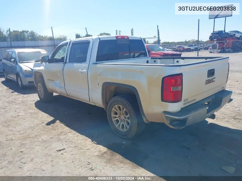 2014 GMC Sierra 1500 Sle VIN: 3GTU2UEC6EG203838 Lot: 40486333