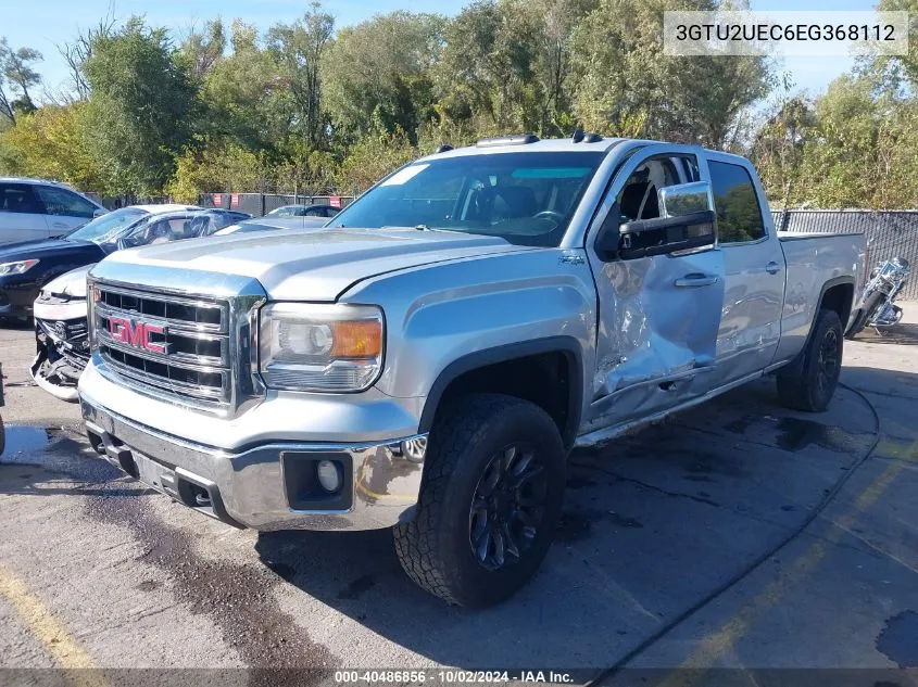 2014 GMC Sierra 1500 Sle VIN: 3GTU2UEC6EG368112 Lot: 40486856