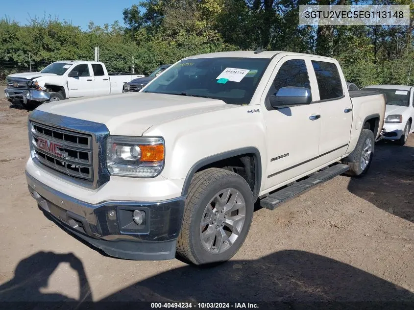 2014 GMC Sierra 1500 Slt VIN: 3GTU2VEC5EG113148 Lot: 40494234