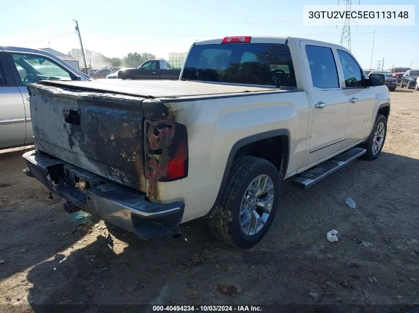 2014 GMC Sierra 1500 Slt VIN: 3GTU2VEC5EG113148 Lot: 40494234