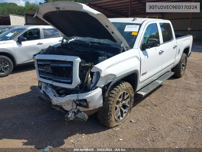 2014 GMC Sierra 1500 Slt VIN: 3GTU2VEC9EG170324 Lot: 40499305