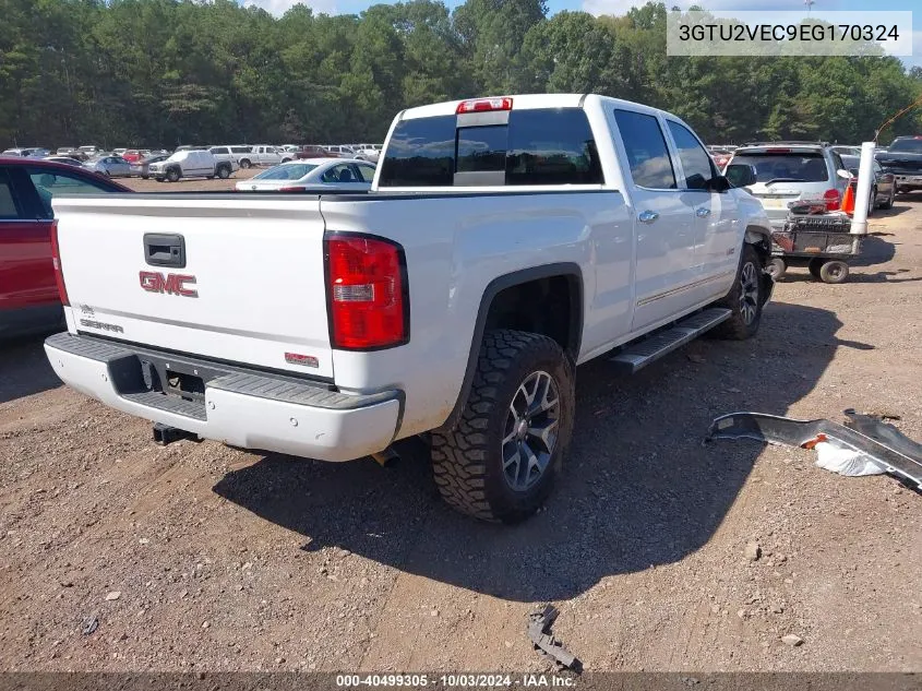 2014 GMC Sierra 1500 Slt VIN: 3GTU2VEC9EG170324 Lot: 40499305