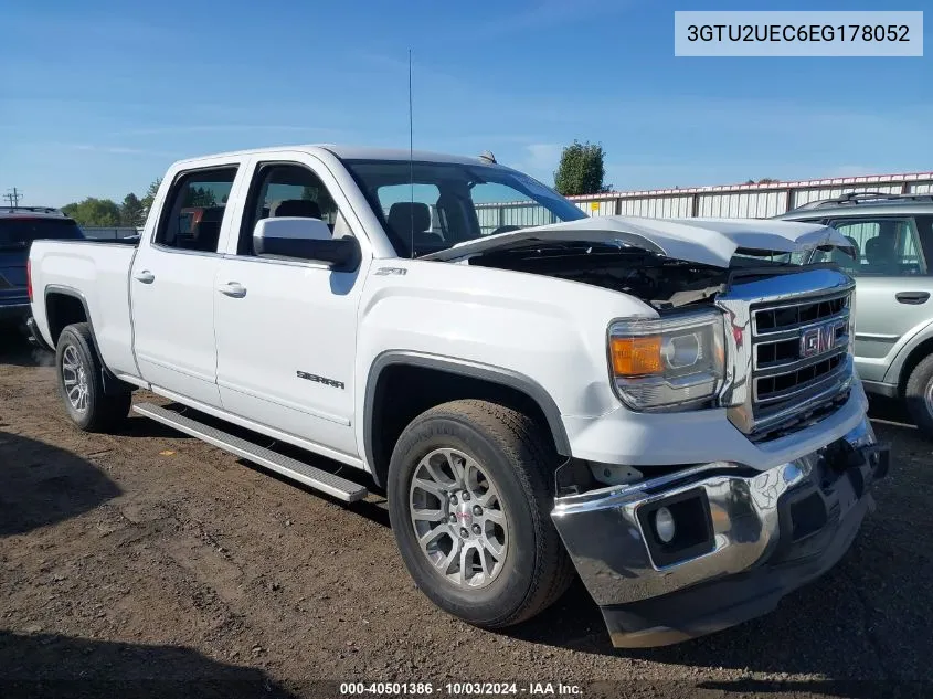 2014 GMC Sierra 1500 Sle VIN: 3GTU2UEC6EG178052 Lot: 40501386