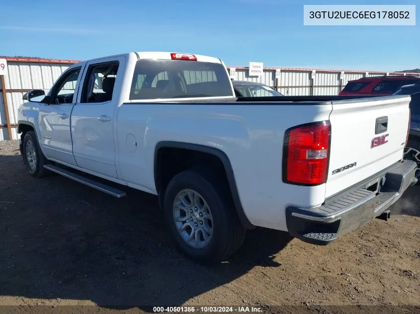 2014 GMC Sierra 1500 Sle VIN: 3GTU2UEC6EG178052 Lot: 40501386