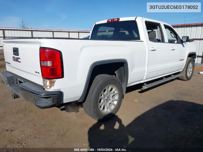 2014 GMC Sierra 1500 Sle VIN: 3GTU2UEC6EG178052 Lot: 40501386