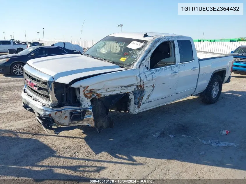 2014 GMC Sierra 1500 Sle VIN: 1GTR1UEC3EZ364432 Lot: 40510178