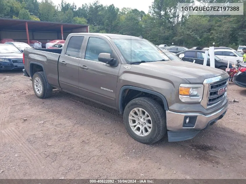 2014 GMC Sierra 1500 Sle VIN: 1GTV2UEC7EZ197388 Lot: 40522092