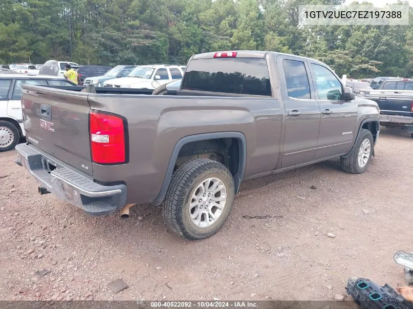 2014 GMC Sierra 1500 Sle VIN: 1GTV2UEC7EZ197388 Lot: 40522092