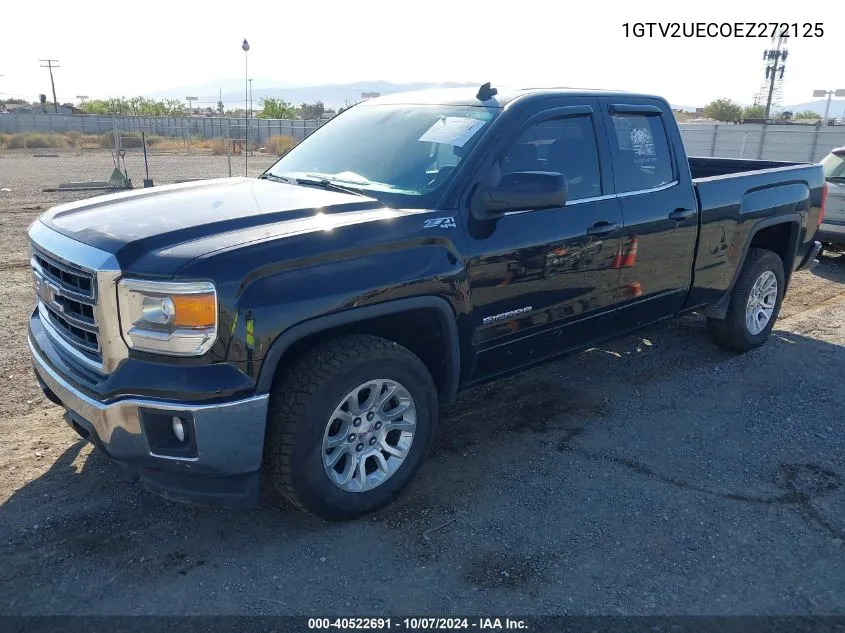 2014 GMC Sierra K1500 Sle VIN: 1GTV2UECOEZ272125 Lot: 40522691