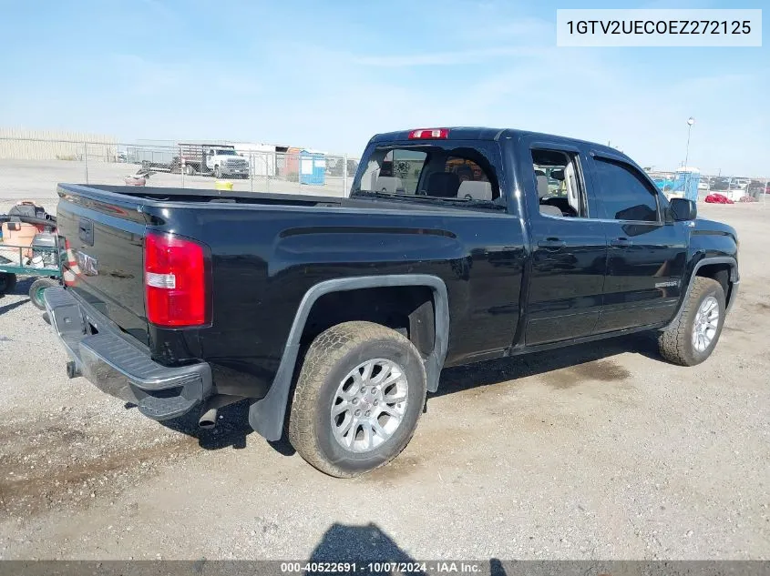 2014 GMC Sierra K1500 Sle VIN: 1GTV2UECOEZ272125 Lot: 40522691