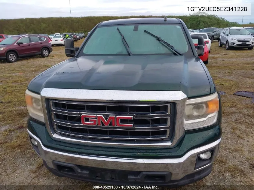 2014 GMC Sierra K1500 Sle VIN: 1GTV2UEC5EZ341228 Lot: 40529183