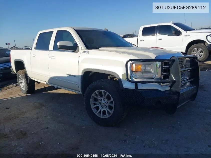 2014 GMC Sierra 1500 K1500 Sle VIN: 3GTU2UEC5EG289112 Lot: 40540158