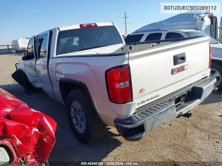 2014 GMC Sierra 1500 K1500 Sle VIN: 3GTU2UEC5EG289112 Lot: 40540158