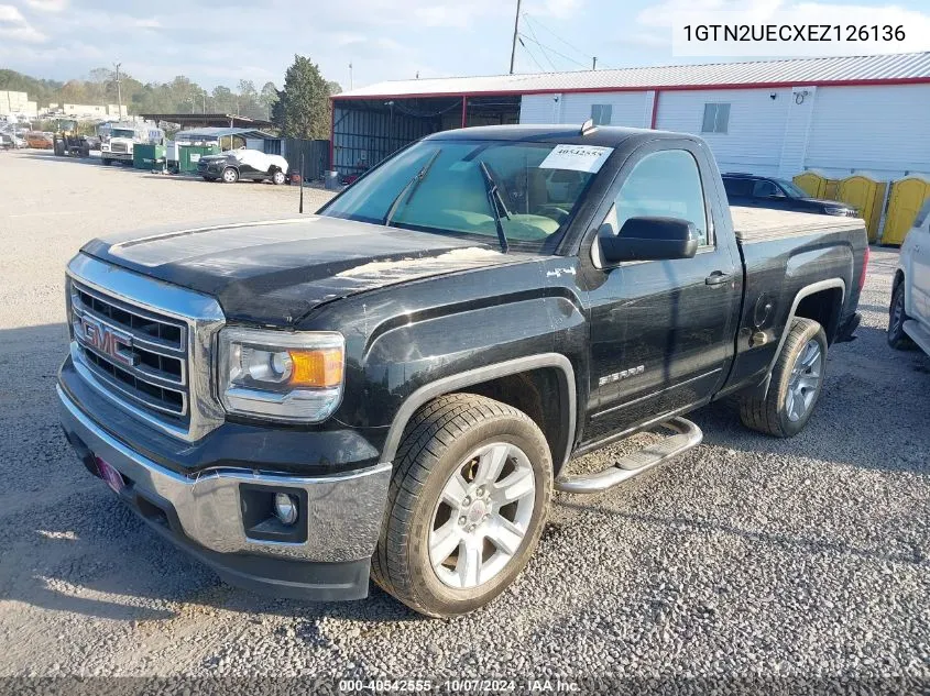 2014 GMC Sierra 1500 Sle VIN: 1GTN2UECXEZ126136 Lot: 40542555