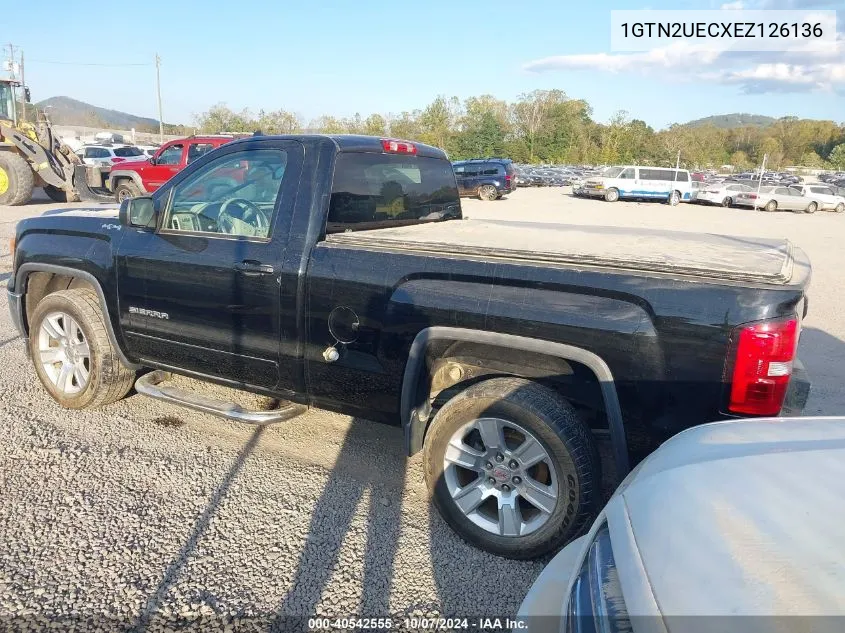 2014 GMC Sierra 1500 Sle VIN: 1GTN2UECXEZ126136 Lot: 40542555