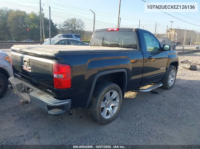 2014 GMC Sierra 1500 Sle VIN: 1GTN2UECXEZ126136 Lot: 40542555