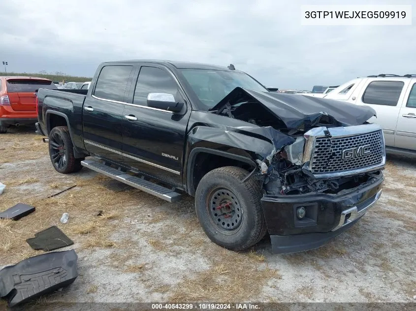 2014 GMC Sierra 1500 Denali VIN: 3GTP1WEJXEG509919 Lot: 40543299