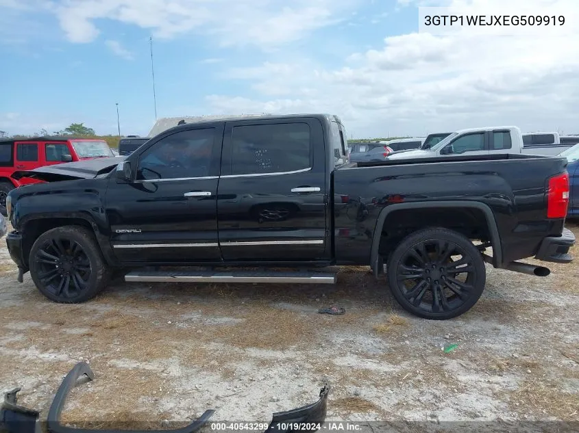 2014 GMC Sierra 1500 Denali VIN: 3GTP1WEJXEG509919 Lot: 40543299