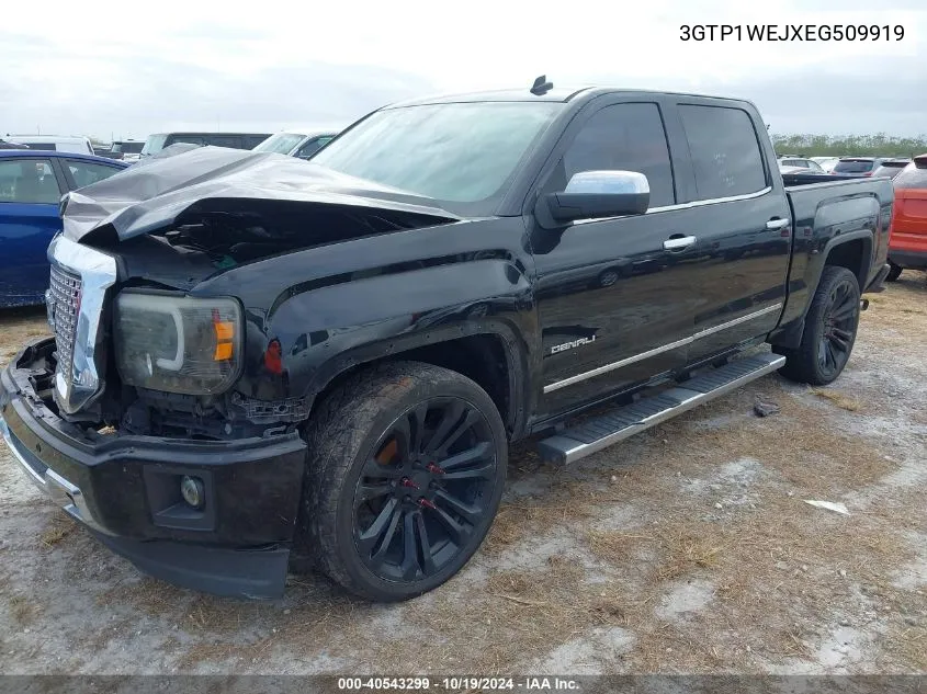 2014 GMC Sierra 1500 Denali VIN: 3GTP1WEJXEG509919 Lot: 40543299