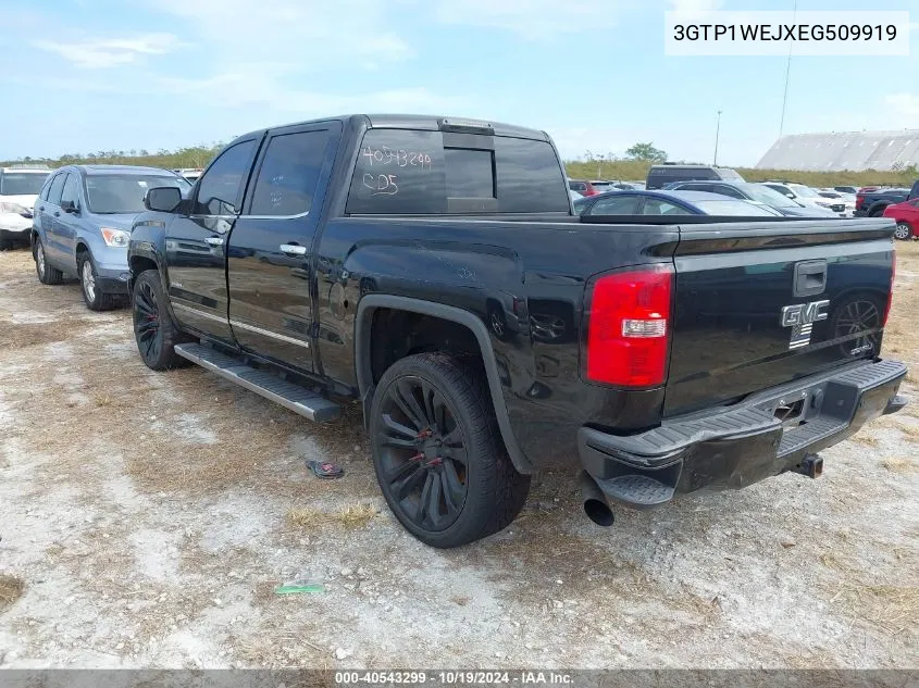 2014 GMC Sierra 1500 Denali VIN: 3GTP1WEJXEG509919 Lot: 40543299