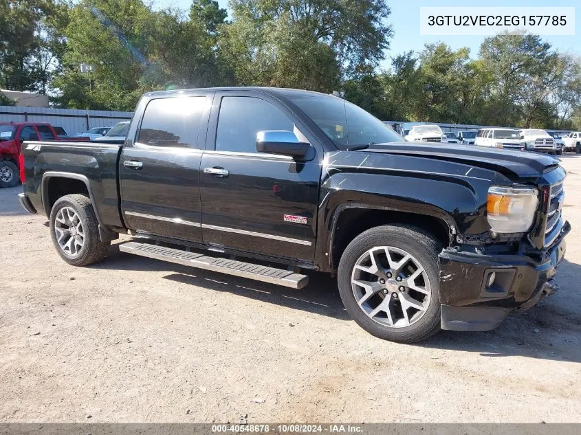 2014 GMC Sierra 1500 Slt VIN: 3GTU2VEC2EG157785 Lot: 40548678