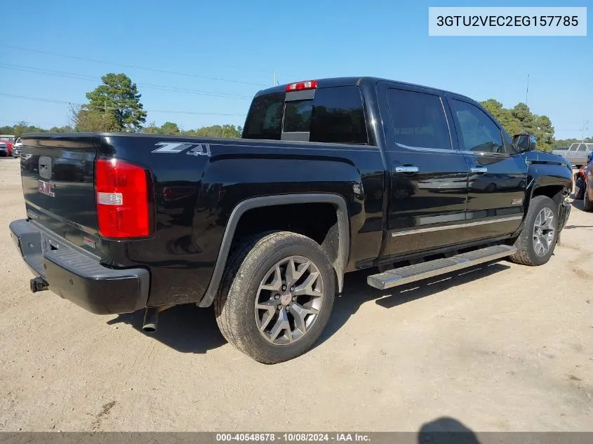 2014 GMC Sierra 1500 Slt VIN: 3GTU2VEC2EG157785 Lot: 40548678