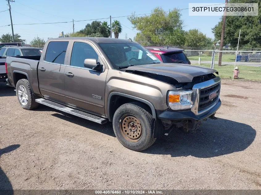 2014 GMC Sierra 1500 Sle VIN: 3GTP1UEC7EG308601 Lot: 40576460