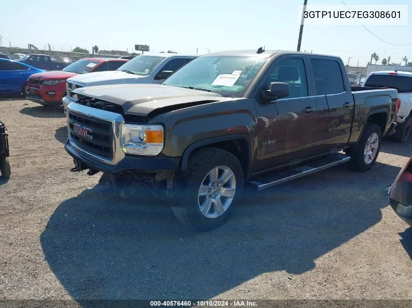 2014 GMC Sierra 1500 Sle VIN: 3GTP1UEC7EG308601 Lot: 40576460