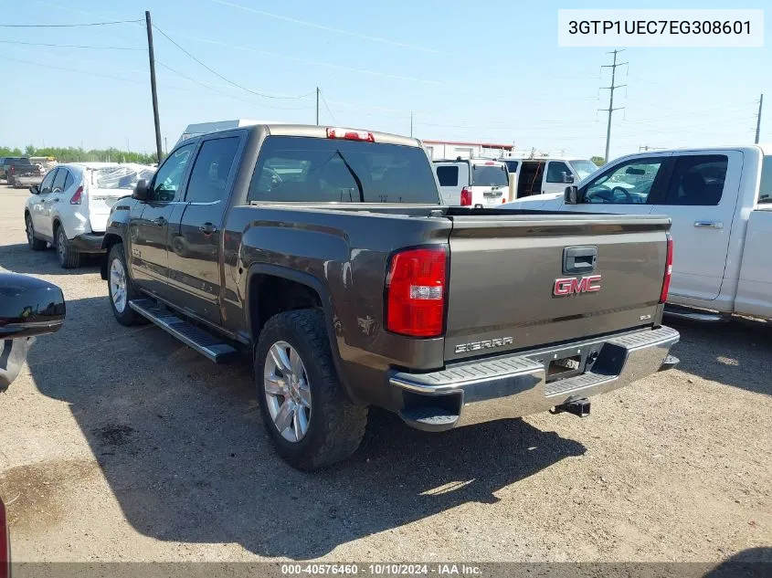 2014 GMC Sierra 1500 Sle VIN: 3GTP1UEC7EG308601 Lot: 40576460