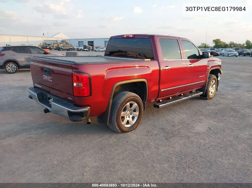 2014 GMC Sierra 1500 Slt VIN: 3GTP1VEC8EG179984 Lot: 40583693