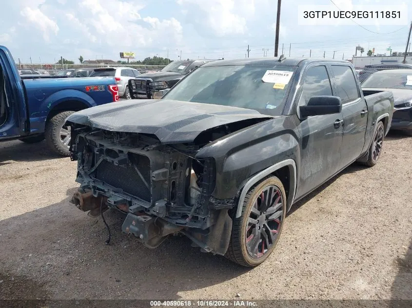 2014 GMC Sierra 1500 Sle VIN: 3GTP1UEC9EG111851 Lot: 40590618