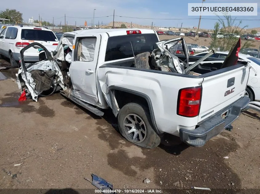 2014 GMC Sierra 1500 Sle VIN: 3GTP1UEC8EG483360 Lot: 40594470