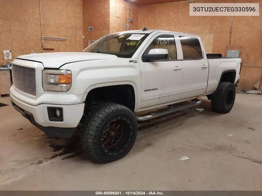 2014 GMC Sierra 1500 Sle VIN: 3GTU2UEC7EG330596 Lot: 40596651