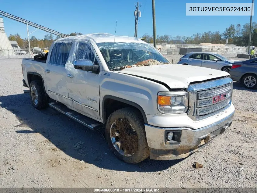 2014 GMC Sierra 1500 Slt VIN: 3GTU2VEC5EG224430 Lot: 40600018