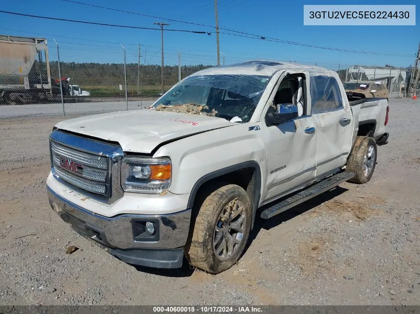 2014 GMC Sierra 1500 Slt VIN: 3GTU2VEC5EG224430 Lot: 40600018