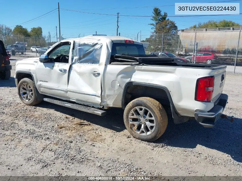 2014 GMC Sierra 1500 Slt VIN: 3GTU2VEC5EG224430 Lot: 40600018